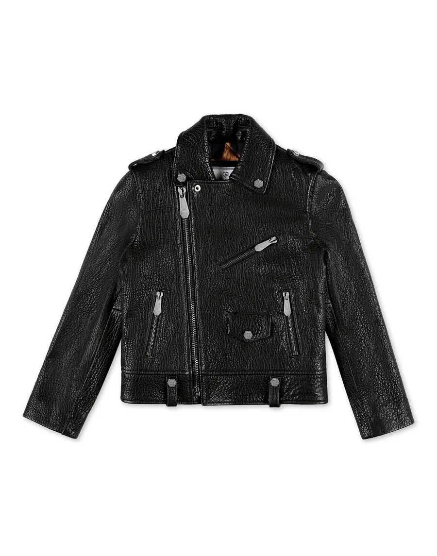 Куртка Philipp Plein Inter-Season Jacket 'Iconic' черного цвета