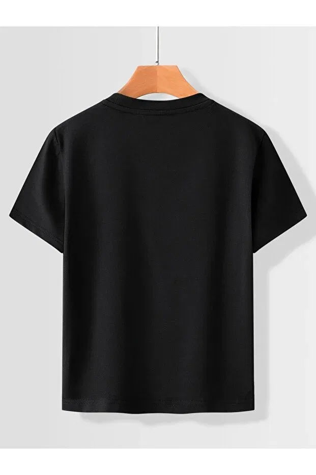 Детская футболка с принтом Roblox Guys Let'S Wear, Black — фото 2