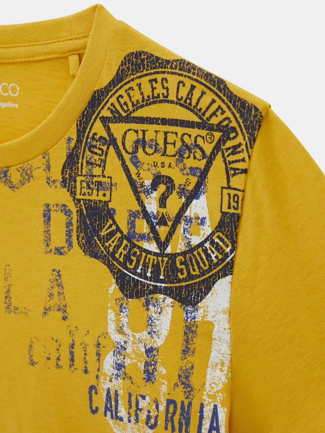 Рубашка Guess цвета шафрана — фото 3