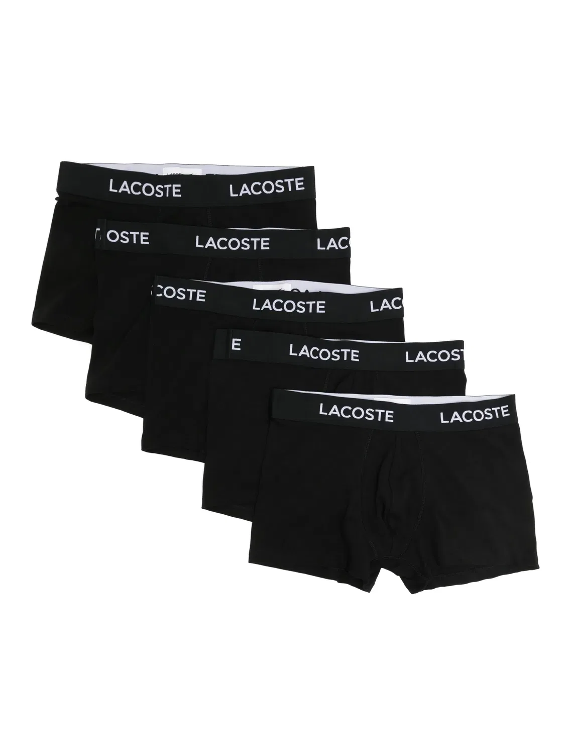 Боксеры из стрейчевого хлопка (упаковка из трех) Lacoste, черный