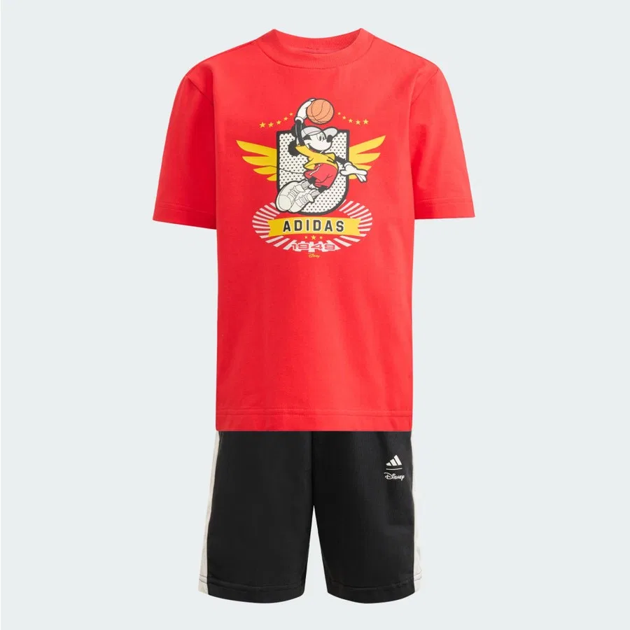 Спортивный комплект с длинным рукавом Lk Dy Mm T Set adidas, Красный — фото 3