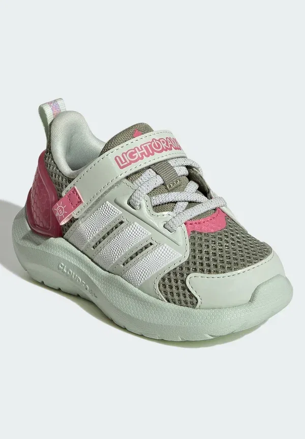 Босоножки нубук Adidas Sportswear, белый/зеленый/зеленый — фото 2