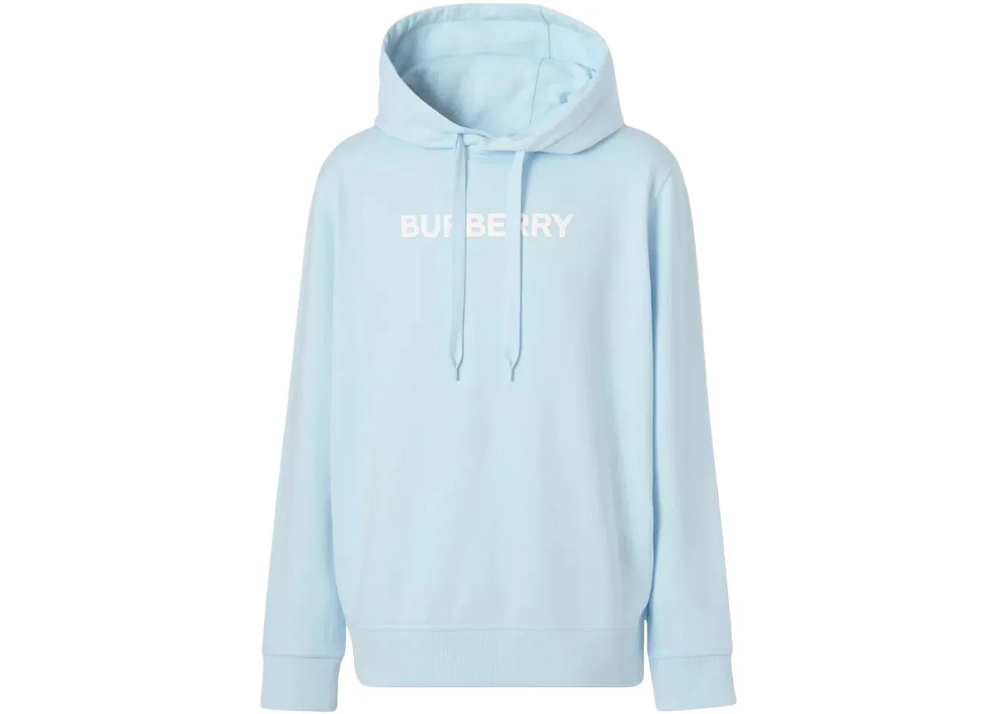 Мужская худи с принтом Burberry Hoodie, Pale Blue