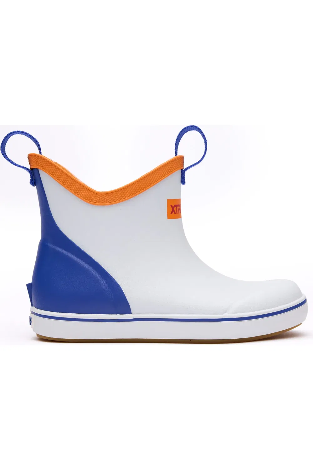 Детские ботинки водонепроницаемые Deck Boot XTRATUF, белый мультиколор/синий — фото 2