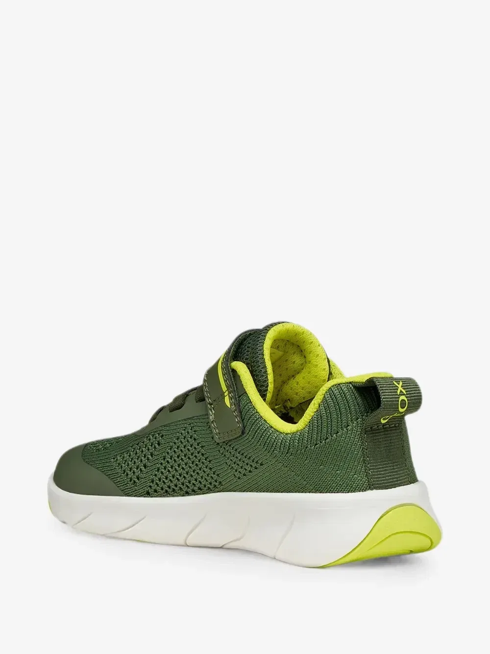 Кроссовки Foot-Run из сетчатого материала Geox Kids, зеленый — фото 4