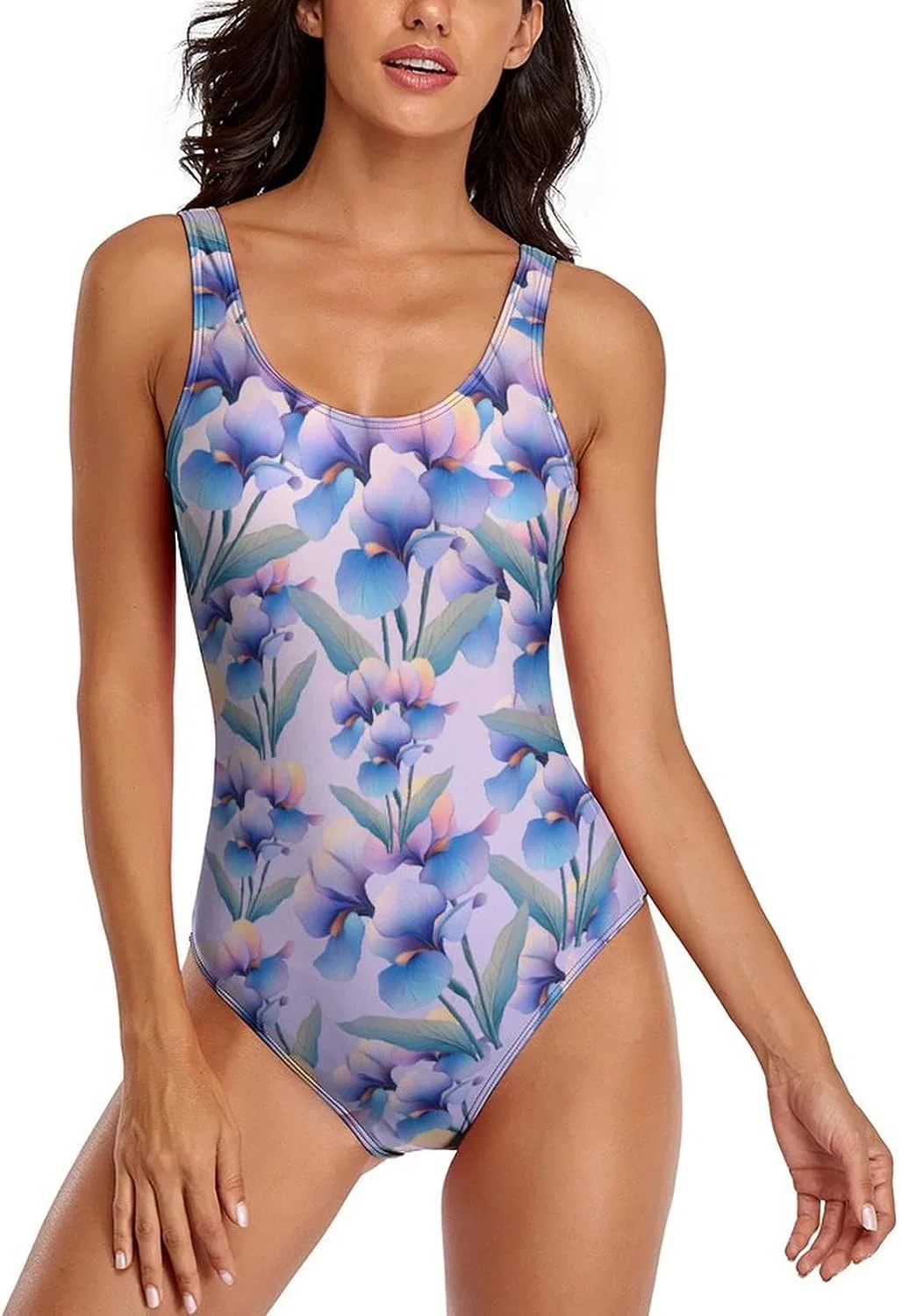 Женский цельный купальник с цветочным принтом Arcticbird, Floral Pattern