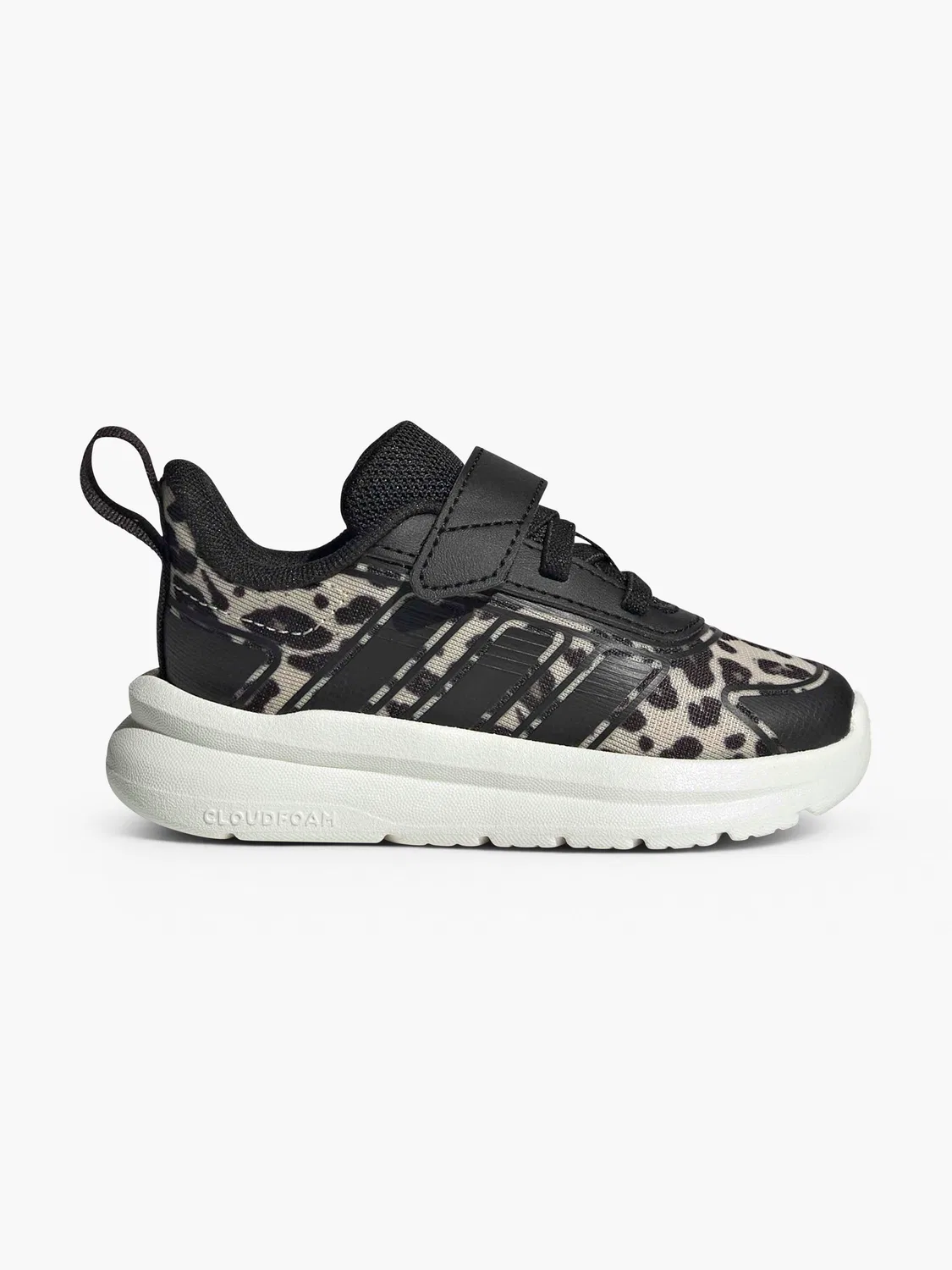 Детские кроссовки с принтом Animal Print Adidas, черный