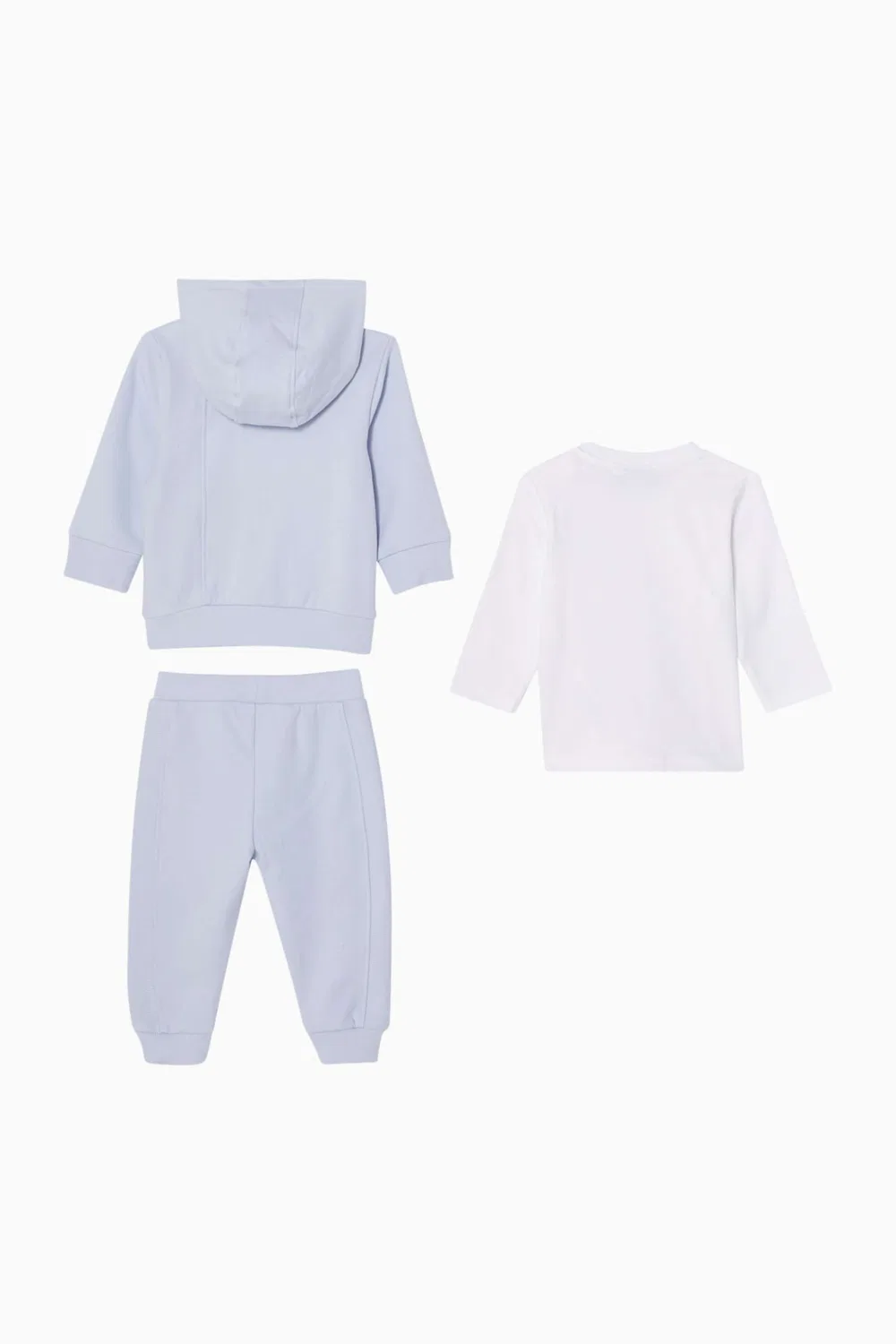 Комплект из 3 предметов из хлопковой смеси BOSS Kidswear, синий — фото 3