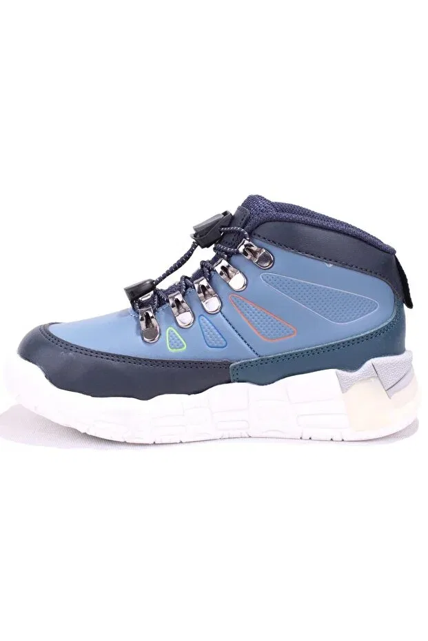 Детские ботинки для девочек на плоской подошве Ellen 946f24k417 jeans blue orthopedic daily lighted boy's sports boots Vicco, Blue — фото 3