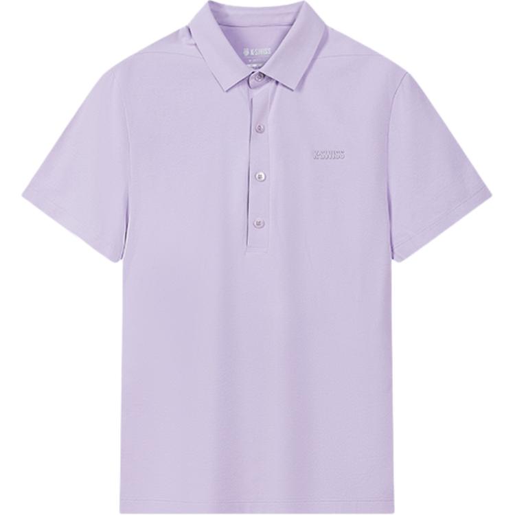 

K·SWISS Футболка-поло KSWISS женская фиолетовая пряжа