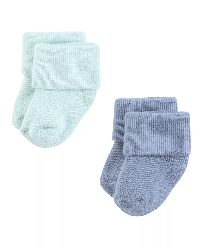 Носки для мальчиков Hudson Cotton Rich Newborn и Terry, Modern Elephant, 6-12 месяцев Hudson Baby, синий — фото 3