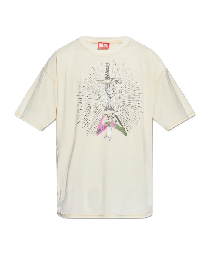 

Футболка t-boxt Diesel, бежевый