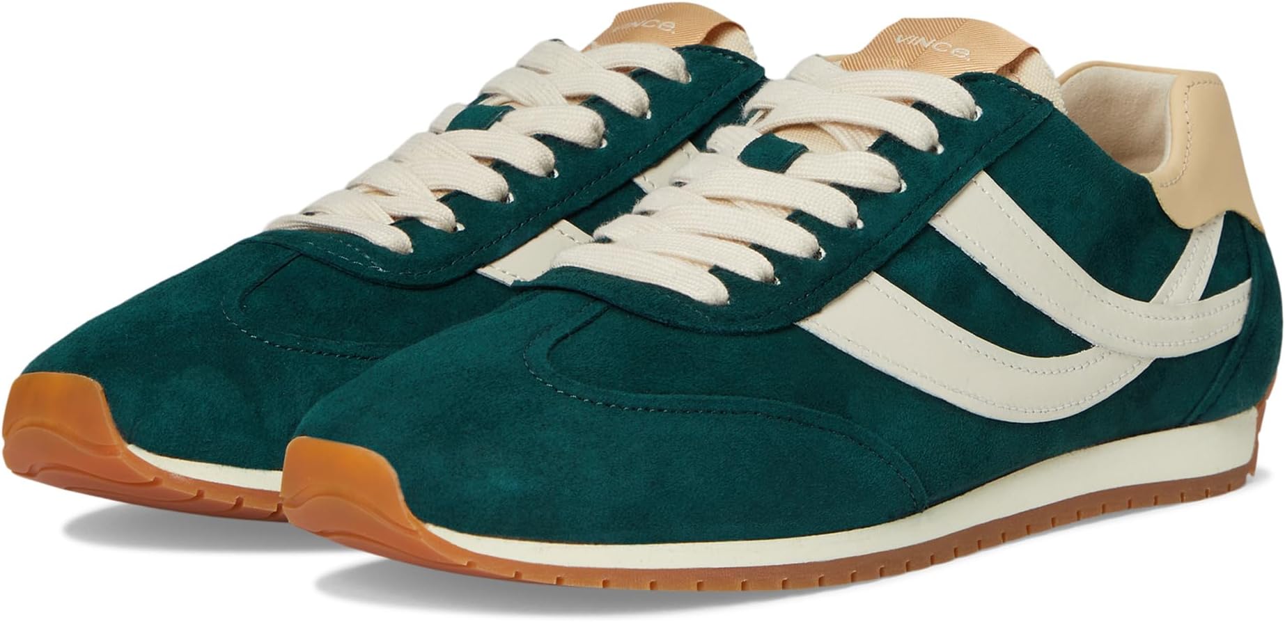 Кроссовки Vince Oasis Runner-W Lace-Up Shoes, цвет Blgrn/Flax