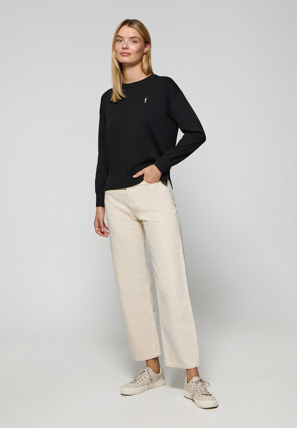 

Джемпер U NECK REGULAR FIT RIGBY Polo Club, черный