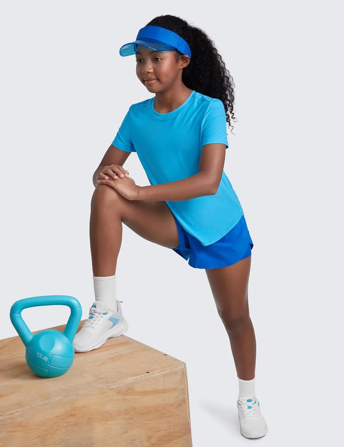 Детская футболка Cloudweight, CRZ YOGA, Kayak Blue — фото 3