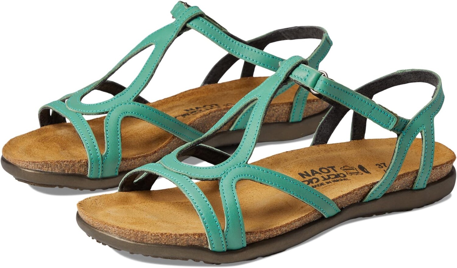 

Сандалии на плоской подошве Dorith Naot, цвет Soft Jade Leather