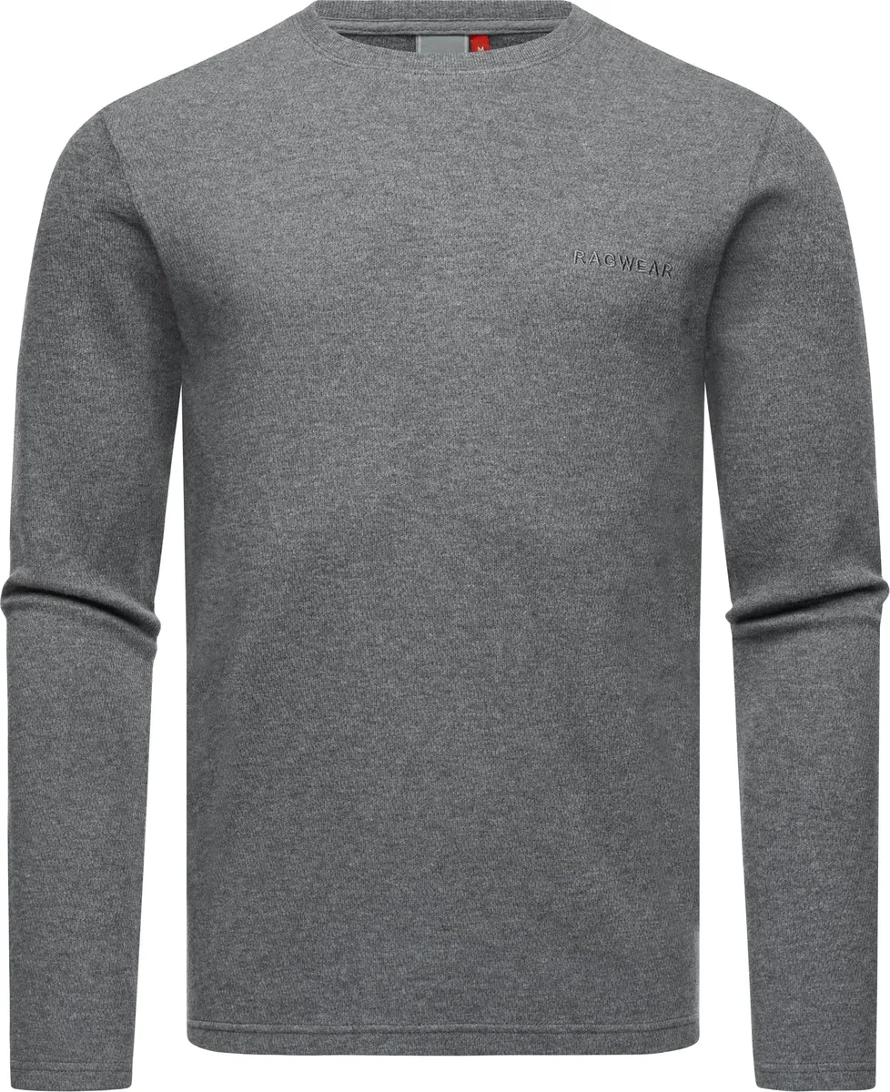 

Толстовка Ragwear "Cyen", стильный легкий мужской свитер, серый