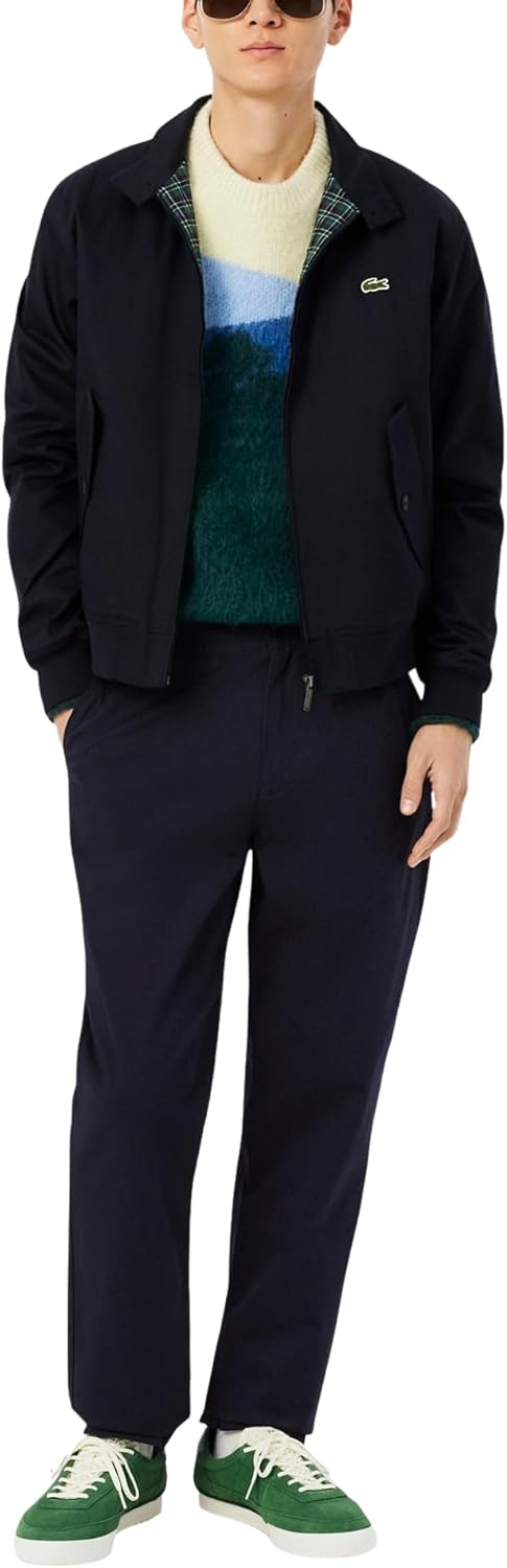Lacoste мужские классические чинос на резинке, Abysm Black — фото 4