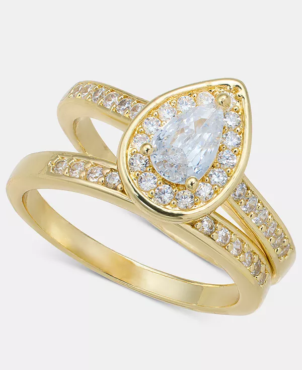 

Свадебный комплект с кубическим цирконием, эксклюзивно в Macy's Charter Club, gold