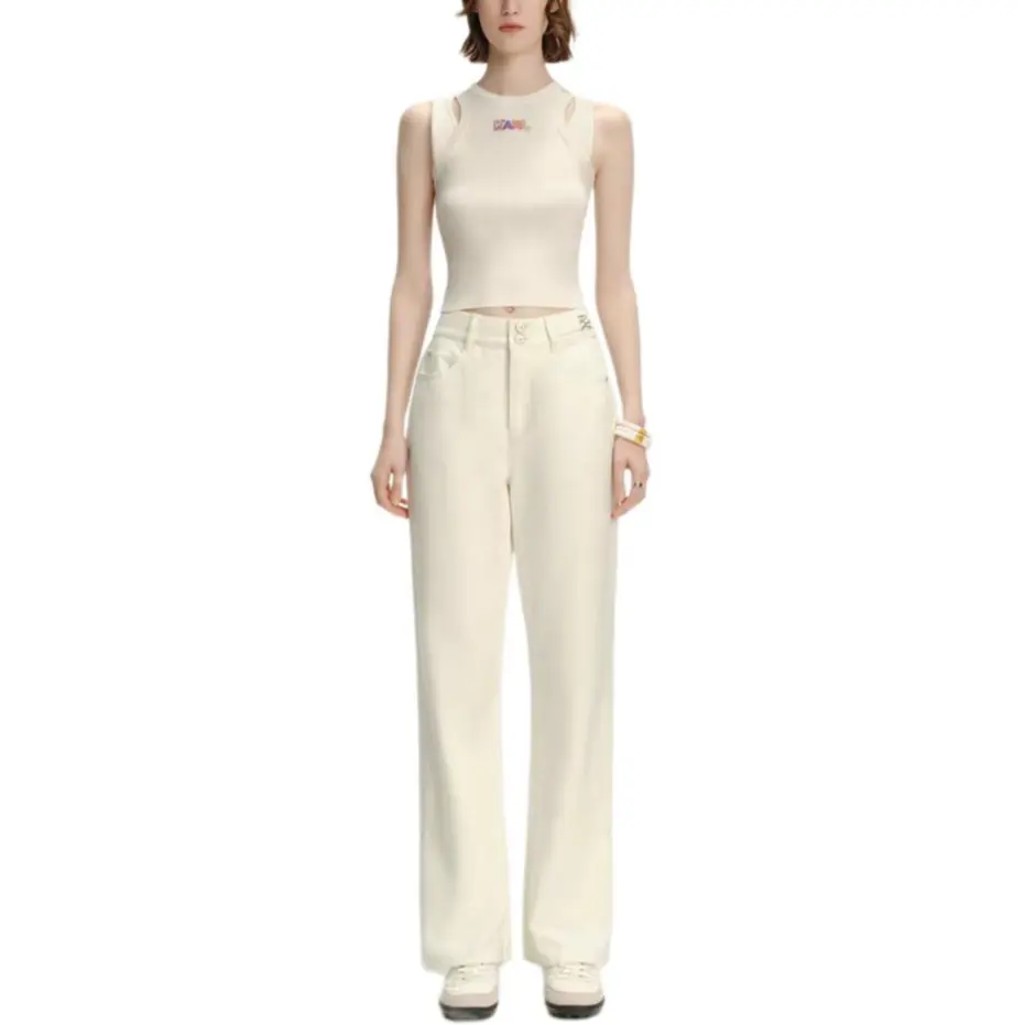 

KARL LAGERFELD / Karl Lagerfeld Jeans Женские джинсы белого цвета KARL LAGERFELD Jeans