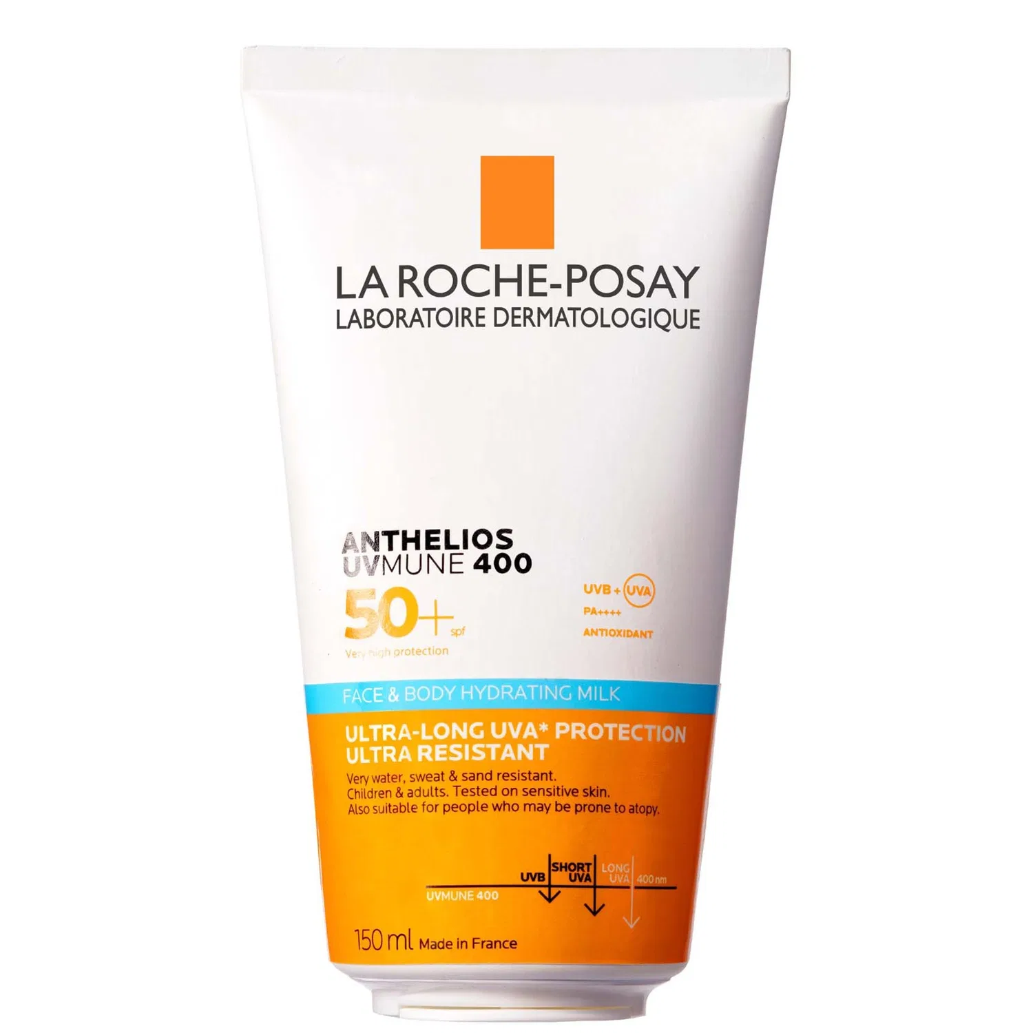 Крем для лица SPF LA ROCHE-POSAY Увлажняющее молочко для лица и тела Anthelios UVMune 400 +
