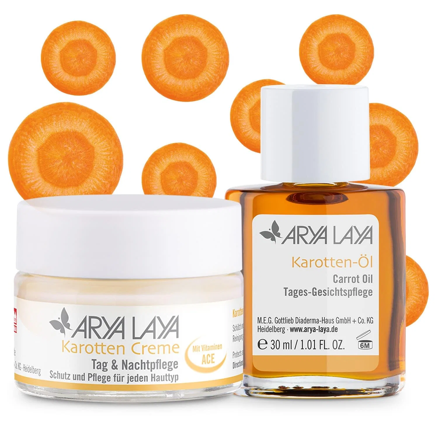 Набор для ухода ARYA LAYA Carrot Care Set: масло и крем Arya Laya