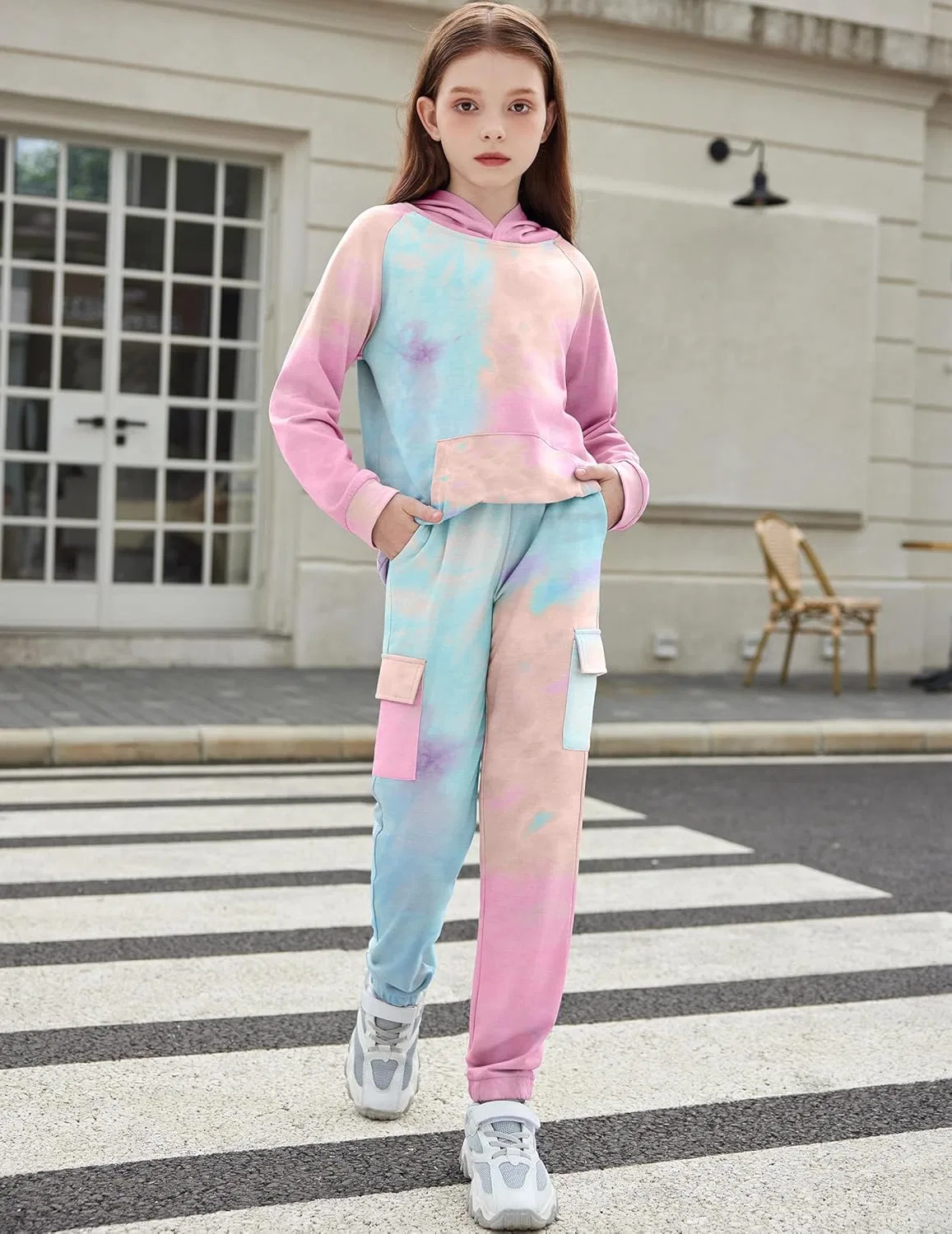 Детский спортивный костюм тай-дай, Arshiner, 2 предмета, A-tie Dye — фото 4