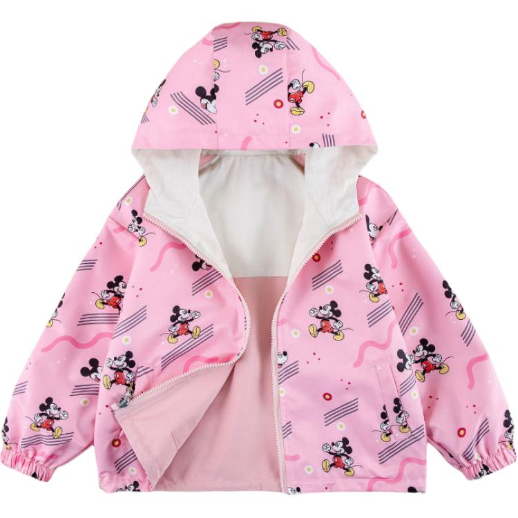 

Весенне-осенняя мода повседневный мультяшный реверсивный худи Disney, розовый