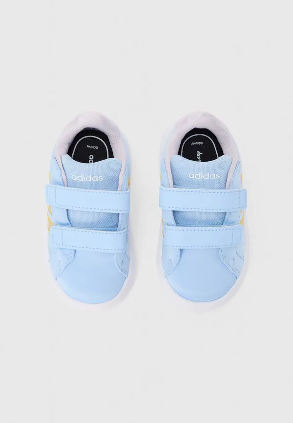 Кроссовки для бега grand court anna унисекс Adidas Performance, Glow Blue/Gold-Coloured/Ice Lavender — фото 4