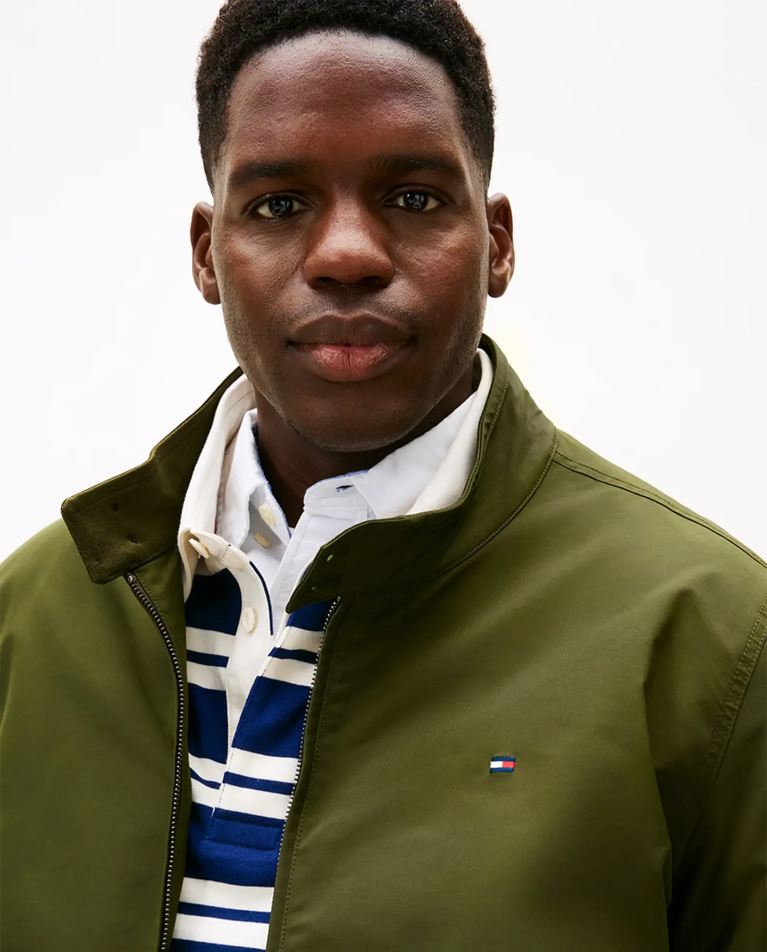 Водонепроницаемая женская куртка с молнией больших размеров Tommy Hilfiger, Verde Militar — фото 3