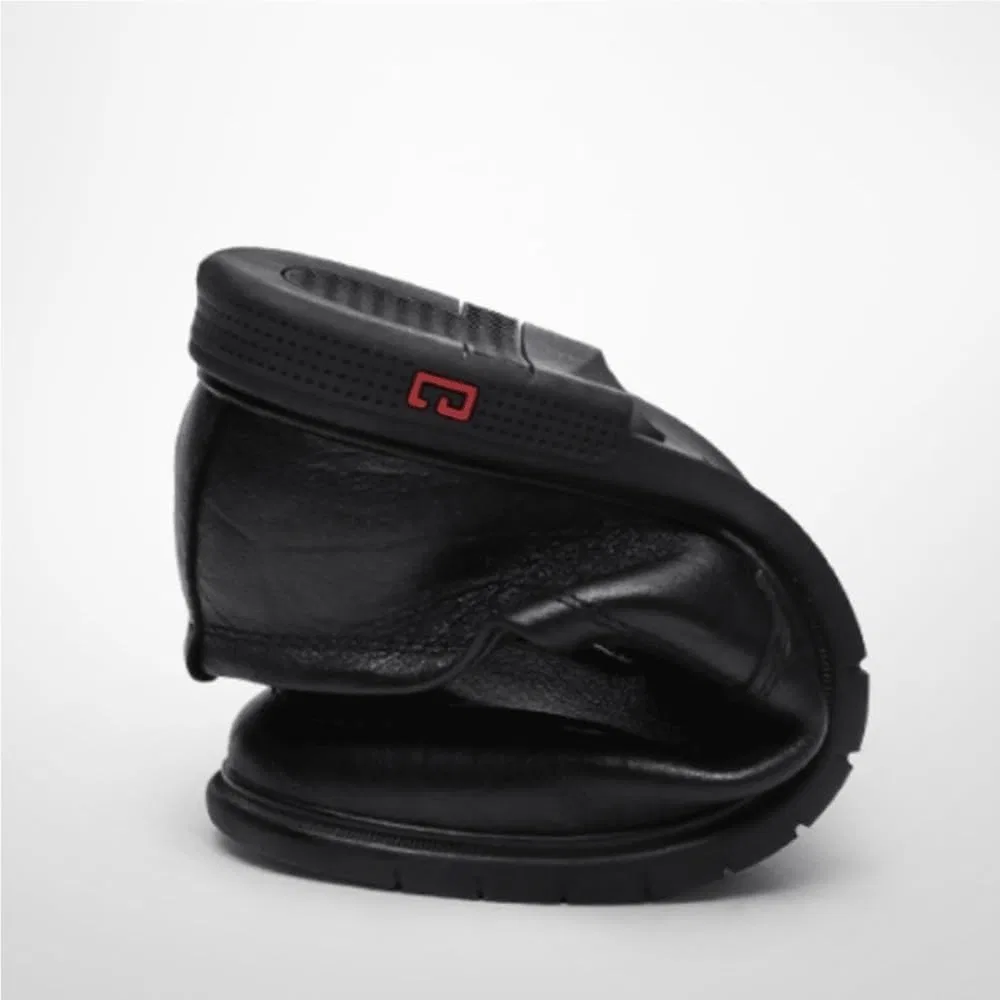 Лоферы мужские, коричневые, Oxford Dress Shoes, Slip-On Classic Formal, Black DHFIRUFSHLO — фото 2