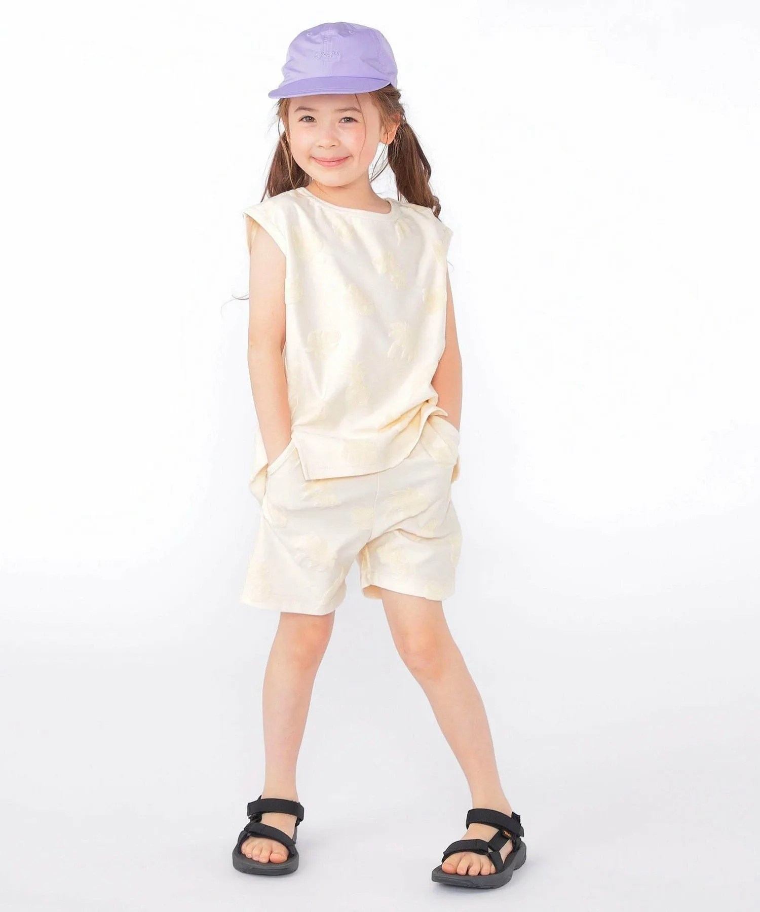 Детские шорты SHIPS: 100–130 см / Жаккардовые шорты с ворсом SHIPS KIDS, Off white — фото 3