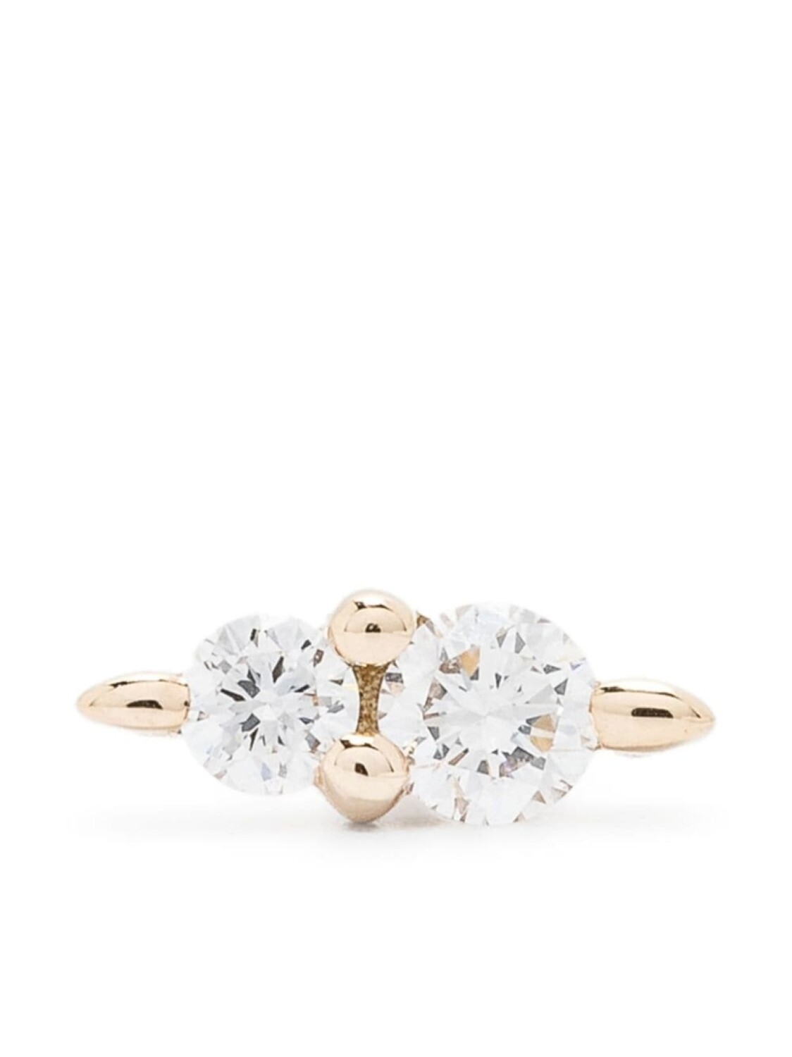 

Серьга Hazy Gleam Piercing из желтого золота 14 карат с бриллиантами Maria Black, золотой