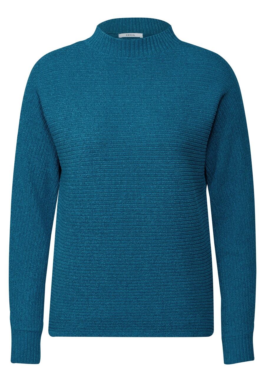 

Базовый свитер CECIL Sweater Chenille, синий