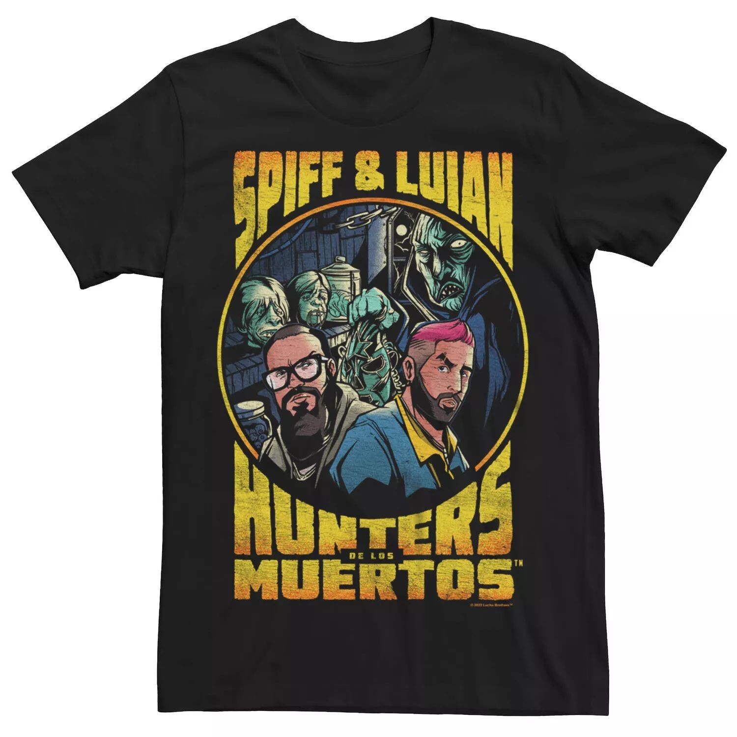 

Мужская футболка Lucha Brothers Hunter De Los Muertos Licensed Character