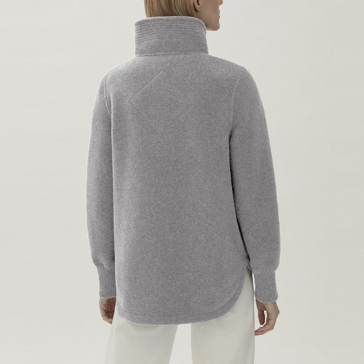 Свитер SS22 Женский Серый Кофе Canada Goose, Серый Кофе — фото 4