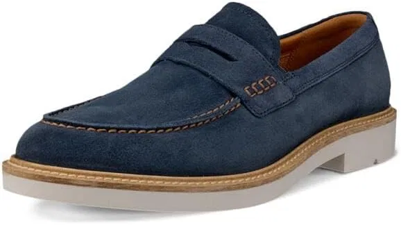 Лоферы замшевые ECCO London Penny Loafer, омбре замша — фото 2