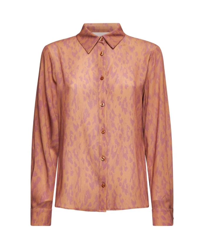 

Атласная блузка с животным принтом Silvian Heach, мультиколор