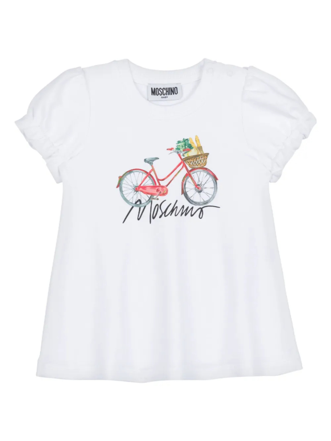 

Moschino Kids футболка с принтом, белый