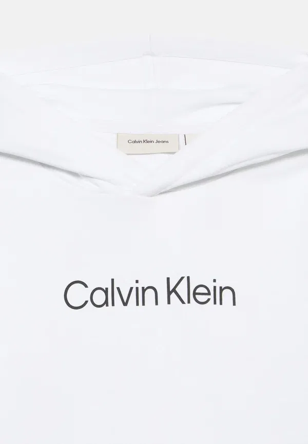 Толстовка с логотипом Calvin Klein Jeans, ярко-белый — фото 4