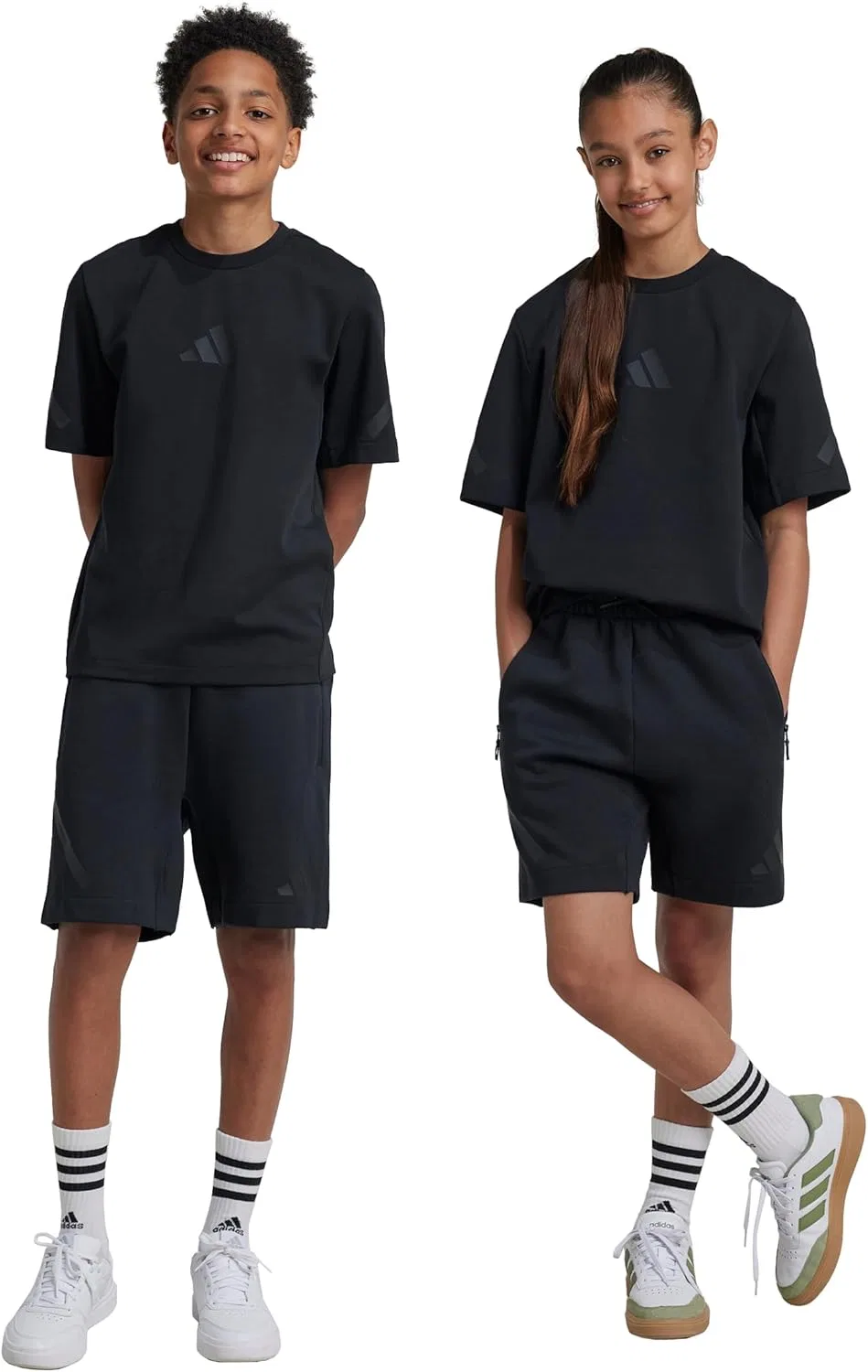Детские шорты Adidas Zne унисекс, черный/черный