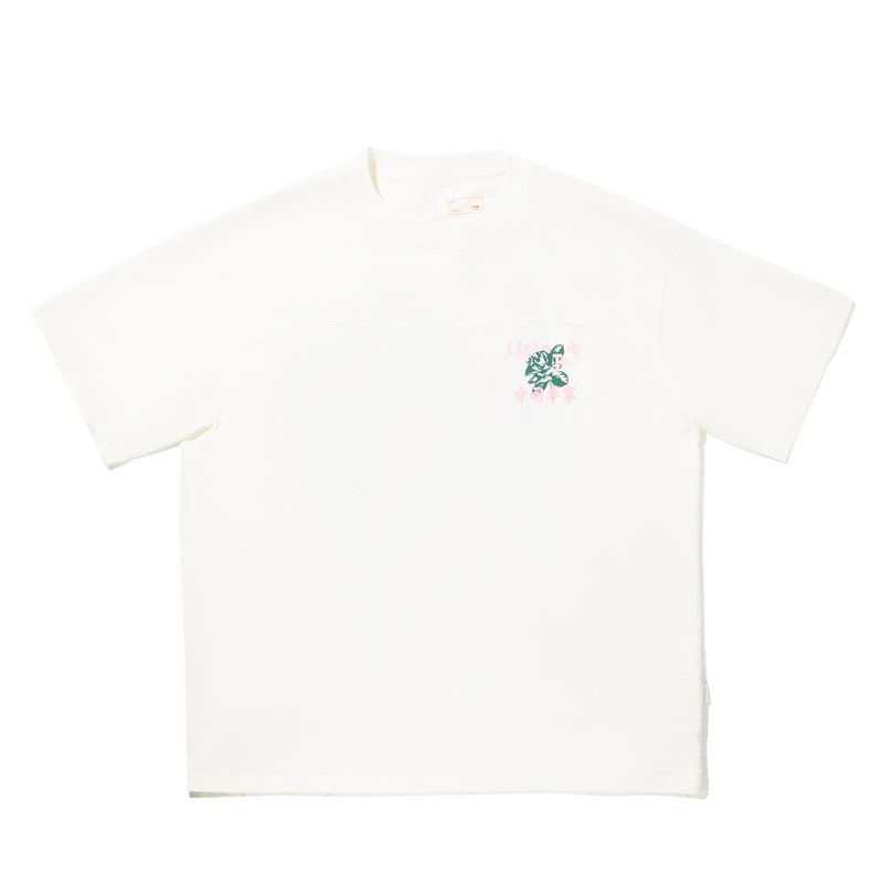 

LiNing Футболка мужская champagne white, Белый, LiNing Футболка мужская champagne white