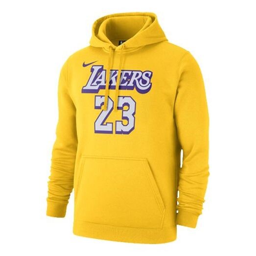 

Толстовка Men's Nike Lakers Lebron James Athleisure Casual Sports Pullover Yellow, желтый