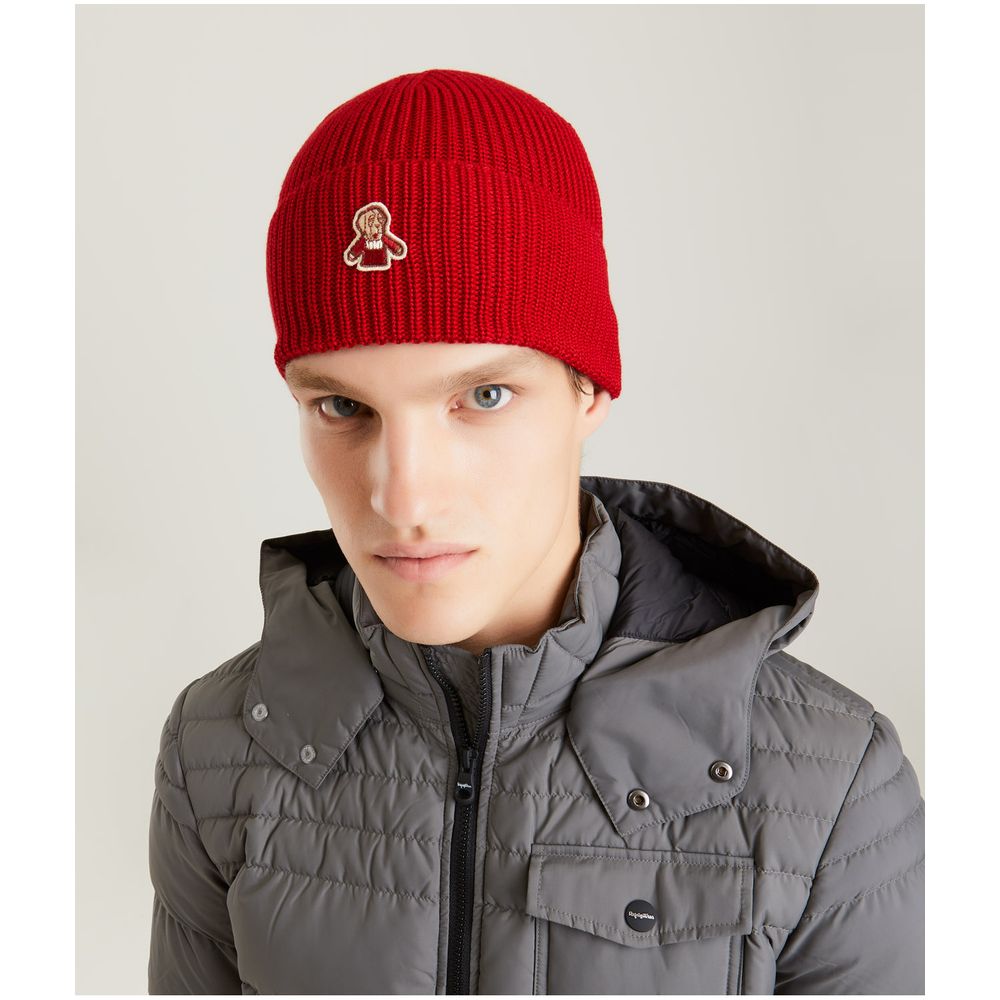 

Красные шерстяные шапка и кепка Refrigiwear