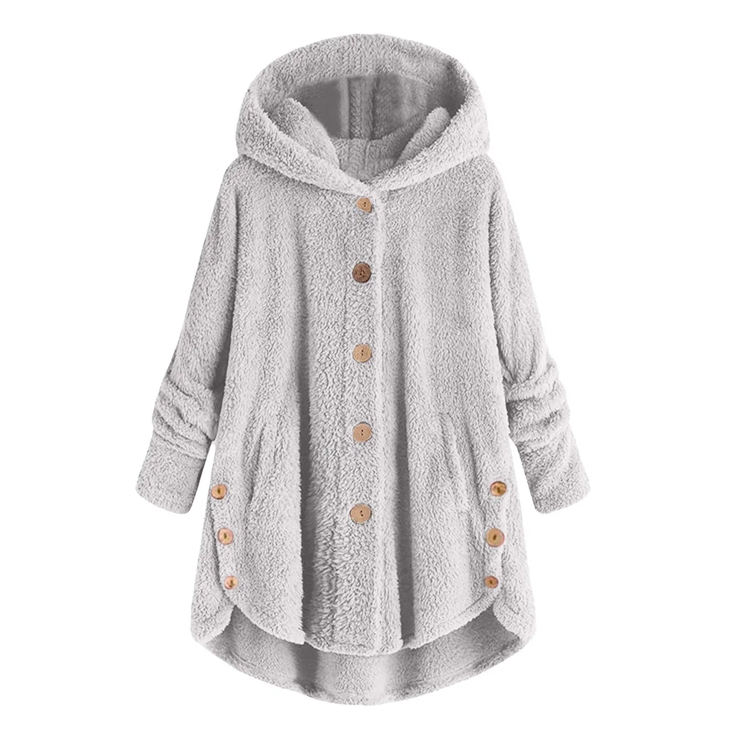 Женская куртка с капюшоном Oversized Winter Long Sleeve, 39