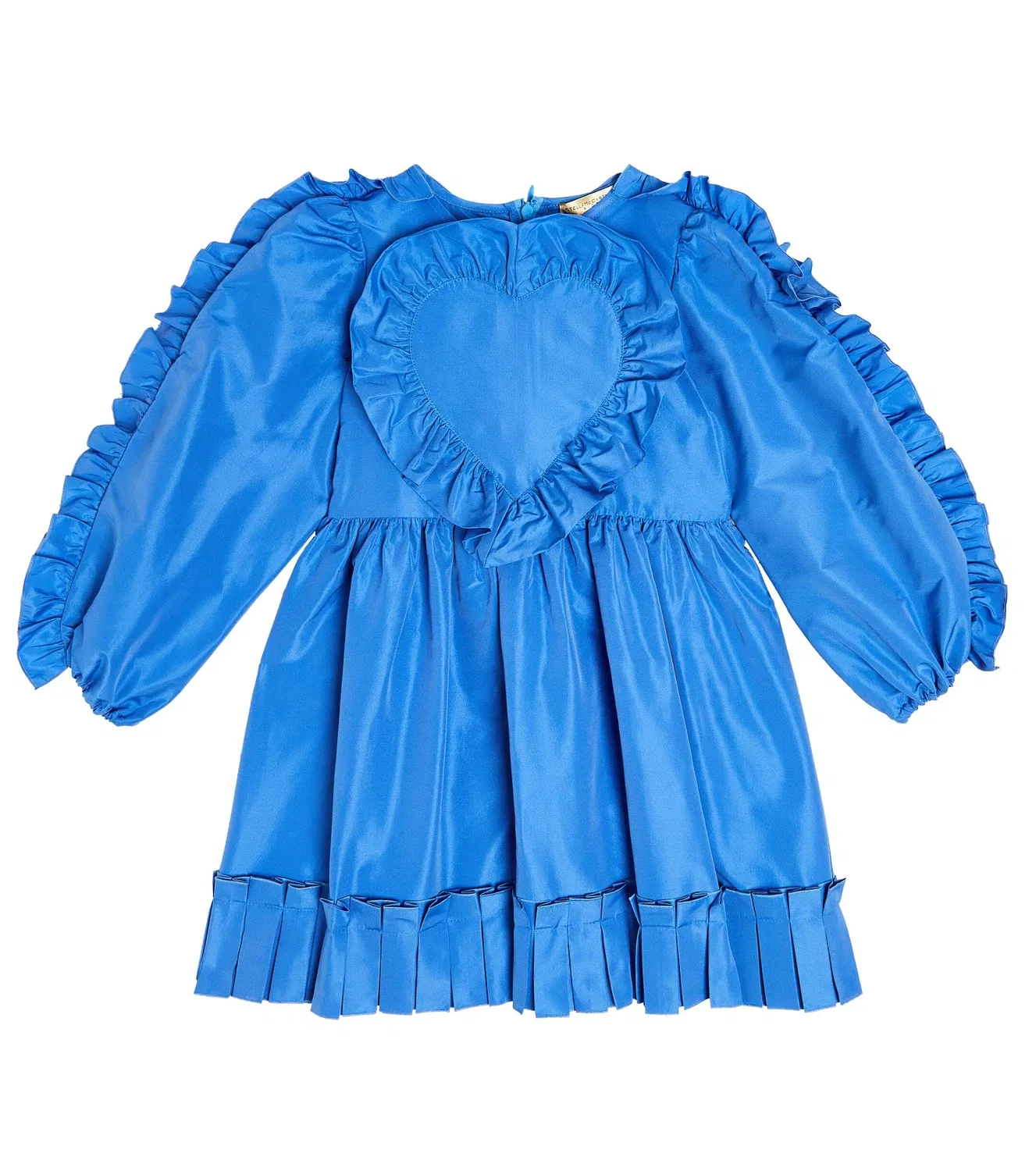 Нарядное платье с оборками Stella Mccartney Kids, синий
