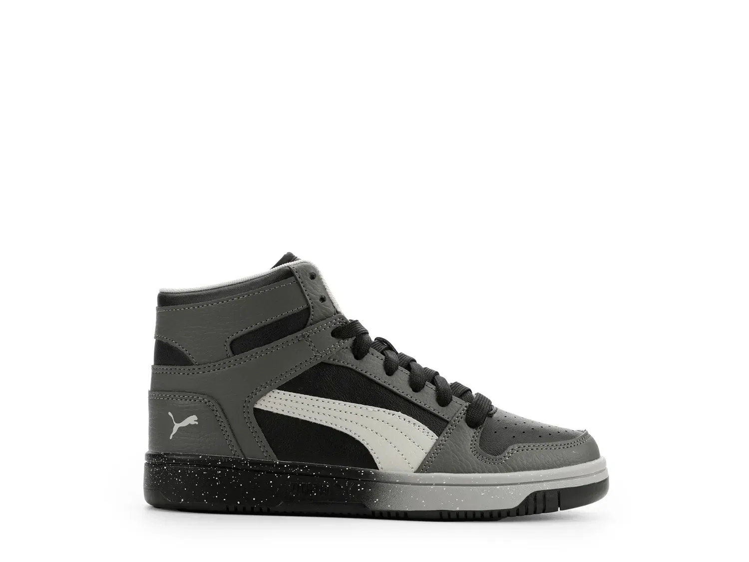 Кеды высокие Rebound Layup Speckle Fade, PUMA, серый