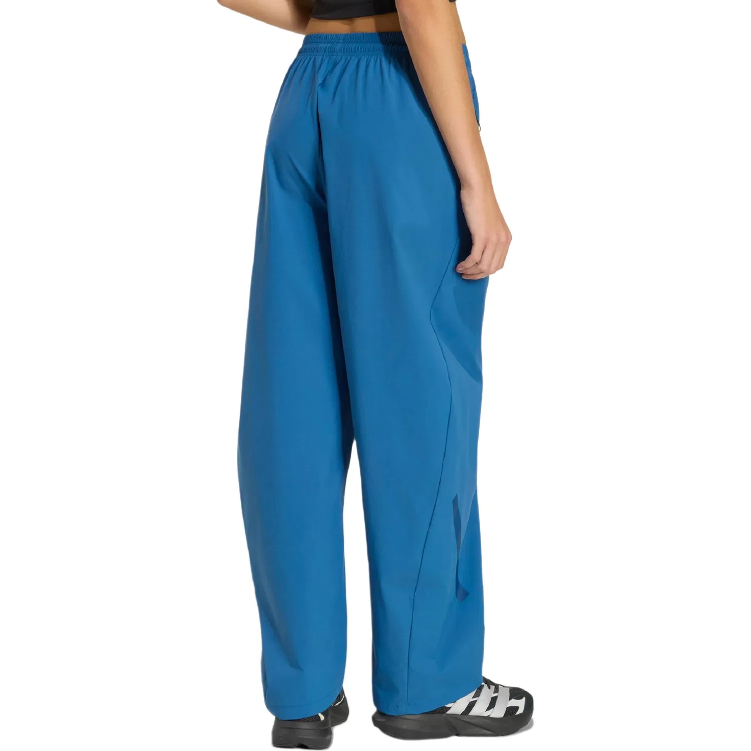 Женские спортивные штаны средней посадки Blue Adidas, Blue — фото 4