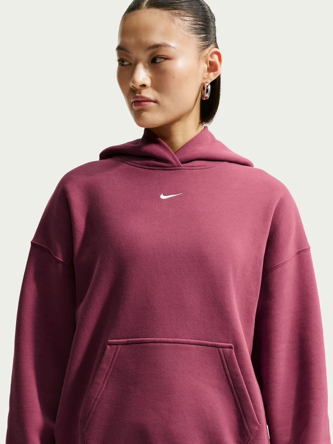 Худи оверсайз Nike, Pink Smoke — фото 3