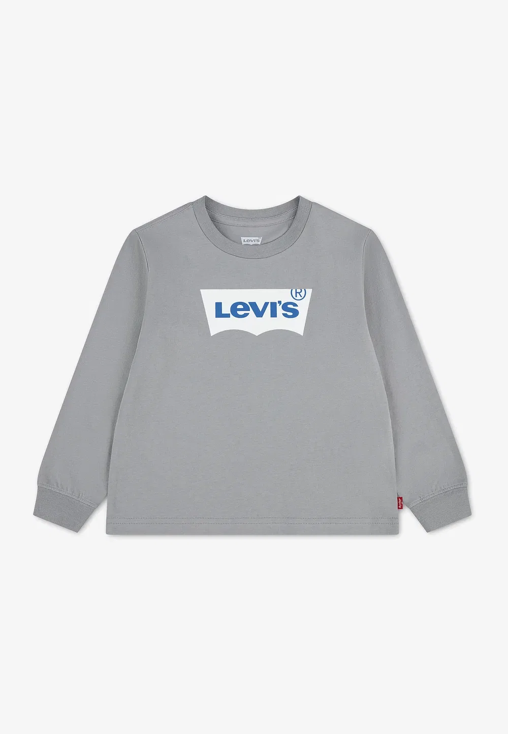 Футболка с рукавами «летучая мышь» унисекс - топ с длинными рукавами Levi'S, Ghost Gray